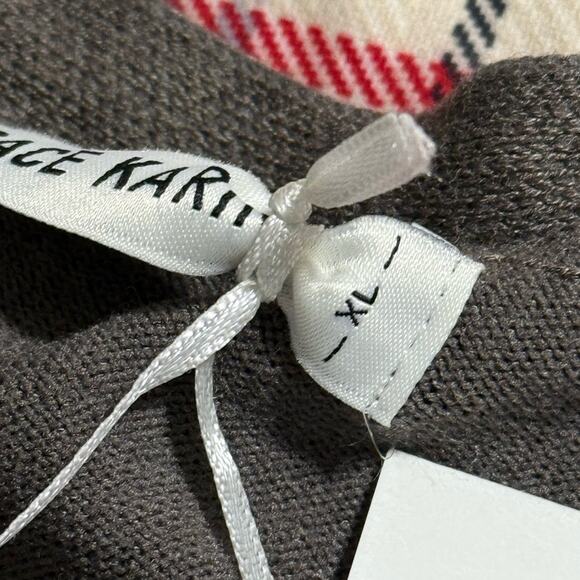 GRACE KARIN size XL brown open front button up soft knit cardigan long sleeve - Picture 4 of 12